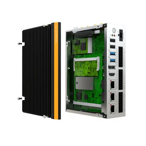 NP-6116 Series: Compact Fanless DIN Rail PC for Industrial Automation