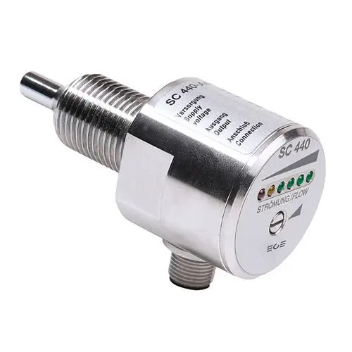 SC 440 Series Thermal Flow Switch for Liquids, PNP-NO, IP67, 100 bar | EGE
