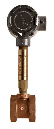 Hughes Brass Mechanical Flow Switch for Hazardous Areas, ATEX Zone 1/2
