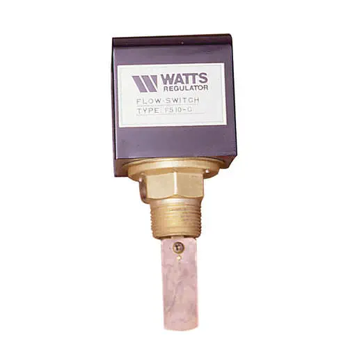 1 NPT Paddle Flow Switch for Water and HVAC Systems up to 175 psi | Watts