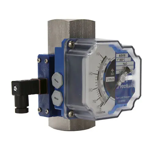 ¼” to 2 ½” BSP Mechanical Flow Switch for Liquids and Gases | TECFLUID