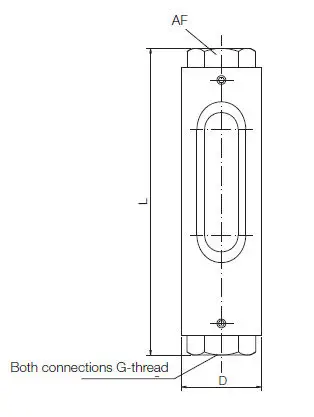 Variable Area Reed Flow Switch with Glass Tube | KOBOLD