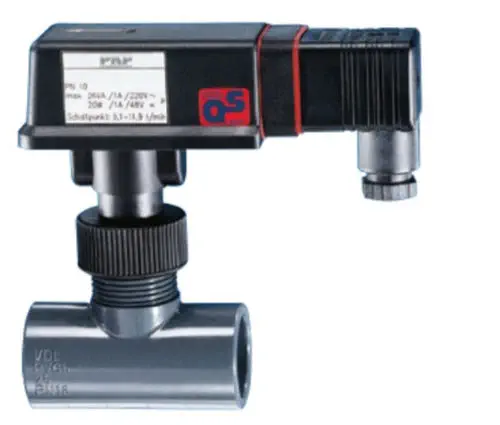 DP01 Paddle Flow Switch for Low-Viscosity Liquids, 2.1-83 L/min, 25 bar, IP65 | PKP