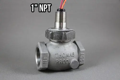 1100 Series Piston Flow Switch for High-Pressure Liquid Monitoring, NEMA 4