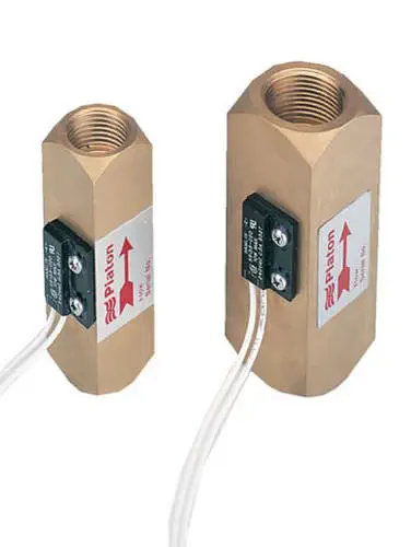 Roxspur LF Mechanical Flow Switch for Low Flow Alarm, Vertical Installation, Reed Switch Output