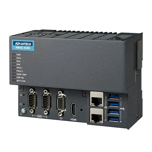 Advantech AMAX-5580 Compact PLC with EtherCAT Master & 1ms Real-Time Control