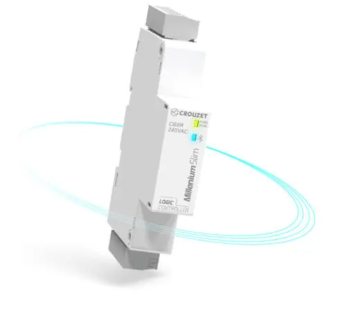 Crouzet Millenium Slim Ultra‑Small Logic Controller (17.5mm Width) with Bluetooth & 8 I/O