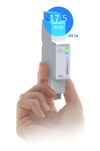 Crouzet Millenium Slim Ultra‑Small Logic Controller (17.5mm Width) with Bluetooth & 8 I/O