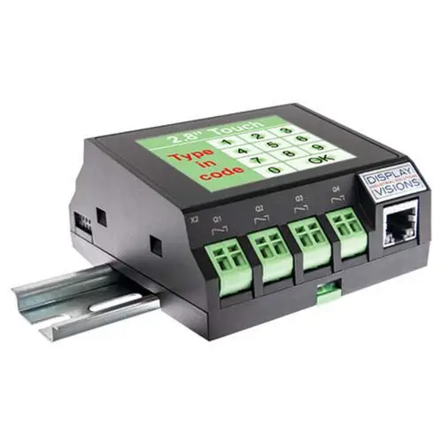 DISPLAY VISIONS Compact PLC with Integrated HMI and Up to 50 Satellite Displays