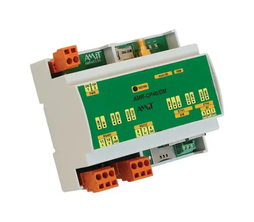 AMiT AMR-CP4x DIN Rail PLC Communication Center with Web Server and SD Card Logging