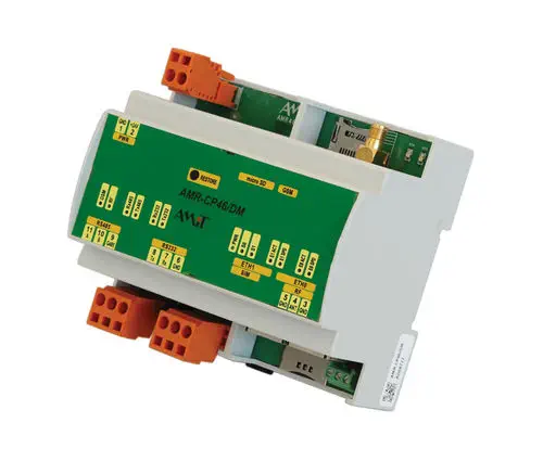 AMiT AMR-CP4x DIN Rail PLC Communication Center with Web Server and SD Card Logging