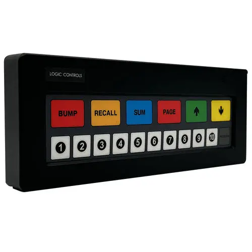 Logic Controls KB1700 Programmable Logic Controller | 17-Key Bump Bar for KDS with 5M Touch Durability