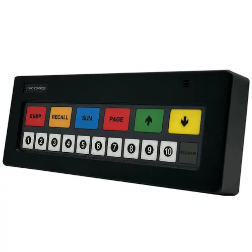 Logic Controls KB1700 Programmable Logic Controller | 17-Key Bump Bar for KDS with 5M Touch Durability
