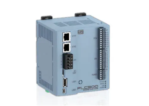 WEG PLC500 Compact PLC with Dual-Core 1GHz CPU, M4 Coprocessor and CODESYS IEC 61131-3