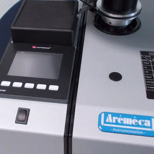 AREMECA Calibration PLC for Dead Weight Testers with Touch Screen and Excel Data Export