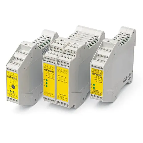 EUCHNER ESM-2H201 Two-Hand Control Safety Relay, Type IIIC, Cat.4/PL e, 2NO, 24V