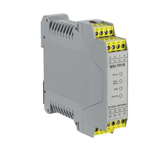 Leuze MSI-TR2B-01 Light Curtain Safety Relay with 2 OSSD Relay Outputs and PL c / SIL 1