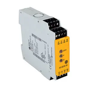 EDWARDS SIGNALING INT-22.5R1-24 Emergency Stop Safety Relay, Cat. 4, 3 NO, Dual-Channel