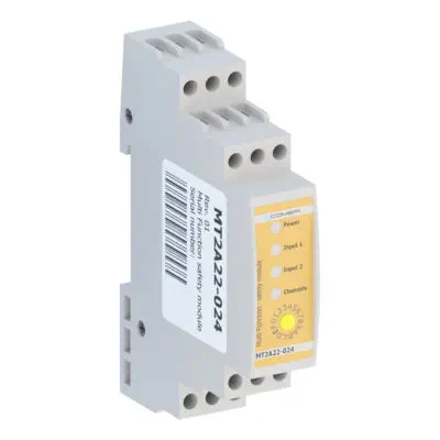 Comepi MT2A22-024 Safety Relay with 2 NO Instant + 2 NO Delayed, SIL 3 / PL e, 0-30s Delay