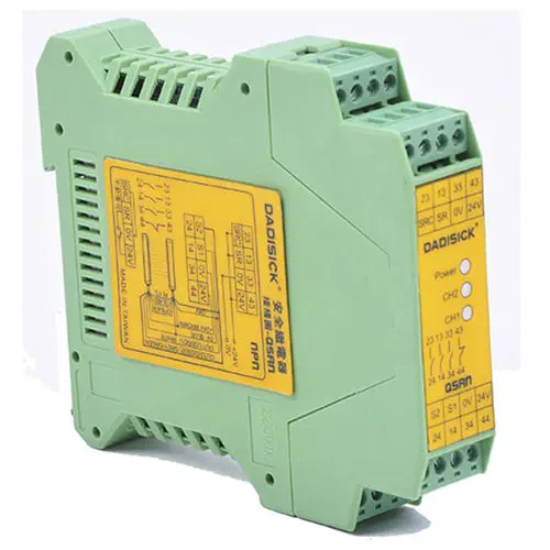 DADI QSRN Emergency Stop Safety Relay, PLe / Cat. 4 / SIL 3, 3 NO + 1 NC, for Light Curtains &amp; Two-Hand Controls