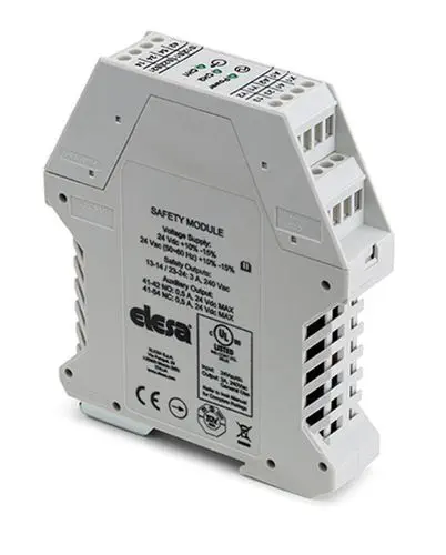 ELESA CN-SFT Safety Control Unit for Guard Door & E-Stop Monitoring, PLe/Cat.4/SIL 3, 1NO+1NC / 2NC