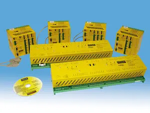 Fiessler FPSC Modular Safety PLC with SIL 3/PL e/SK4, 32 Inputs+24 Outputs, Expandable to 7 Modules