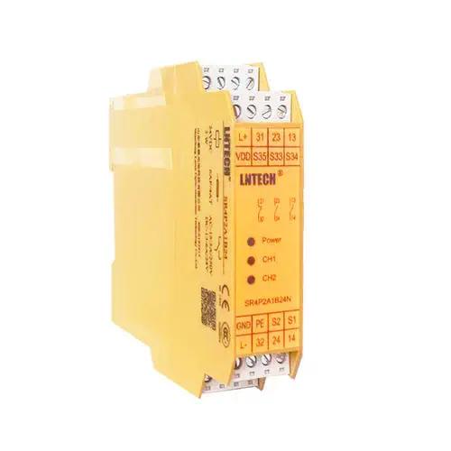 Laien SR4P3A1B24 Safety Relay, PL e / Cat.4 / SIL 3, 3NO+1NC, for Light Curtains & E-Stop