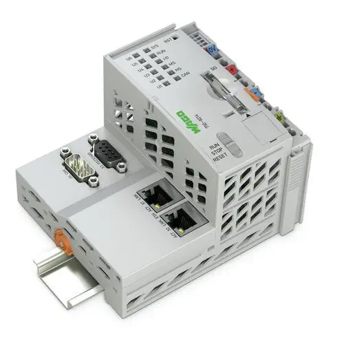 WAGO PFC200 Compact PLC, Linux with RT-Preempt, IEC 61131-3 & C/C++, SSL/SSH/OpenVPN Security