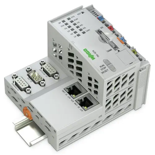 WAGO PFC200 Compact PLC, Linux with RT-Preempt, IEC 61131-3 & C/C++, SSL/SSH/OpenVPN Security
