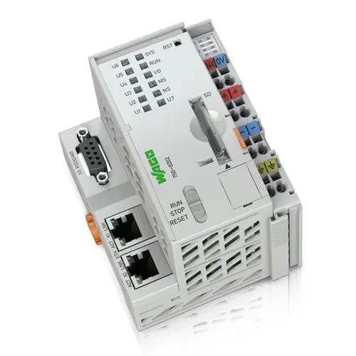 WAGO PFC200 Compact PLC, Linux with RT-Preempt, IEC 61131-3 & C/C++, SSL/SSH/OpenVPN Security