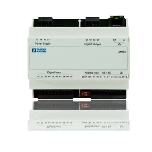Zander ZX09 Cycle-Free High-Speed PLC, <20 ns Response, Parallel Processing, IEC 61131-3 ST, Ethernet