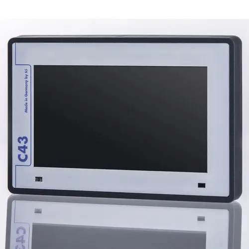 Compact PLC with 4.3-inch HMI, Ethernet-PoE, HTML5 Web Programming, IP65 | TCI C43-XS