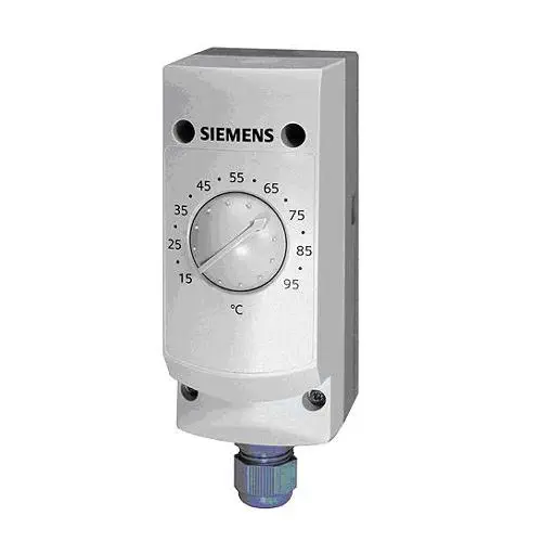 Siemens RAK-TR.1000B-H SPDT Control Thermostat 15–95°C, Capillary, Fail-Safe
