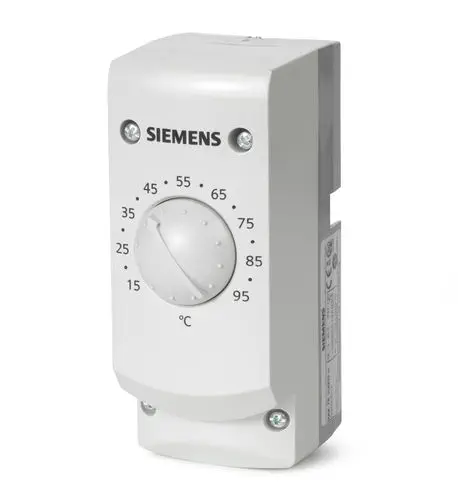 Siemens RAK-TR.1000B-H SPDT Control Thermostat 15–95°C, Capillary, Fail-Safe