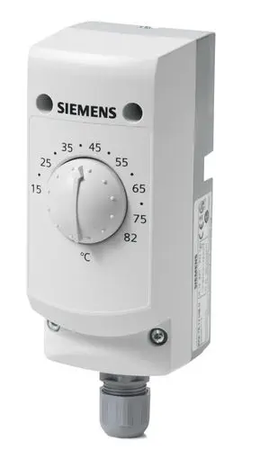 Siemens RAK-TR.1000B-H SPDT Control Thermostat 15–95°C, Capillary, Fail-Safe