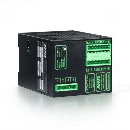 ROPEX RES Series Sensorless Temperature Controller for Heat Sealing, DIN Rail, UL, Fieldbus