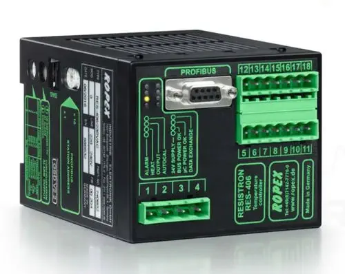 ROPEX RES Series Sensorless Temperature Controller for Heat Sealing, DIN Rail, UL, Fieldbus