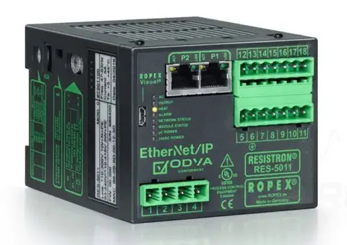 ROPEX RES Series Sensorless Temperature Controller for Heat Sealing, DIN Rail, UL, Fieldbus
