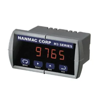 Nanmac H3 Series Digital Panel Meter & Temperature Controller, NEMA 4X, Fail-Safe, 4-20 mA
