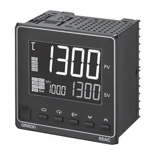 OMRON E5AC Digital Temperature Controller, Remote SP, RS-485 Modbus, 60mm Depth