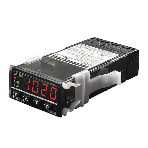 Novus N1020 PID Temperature Controller, 1/32 DIN, IP65 Front, Modbus, USB Type-C