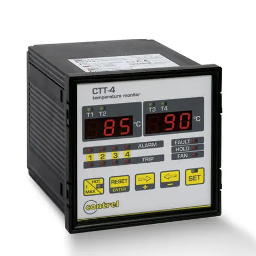 4-ch Transformer Temperature Monitor, Alarm/Trip/Fan, RS-485 – CTT-4 | Contrel