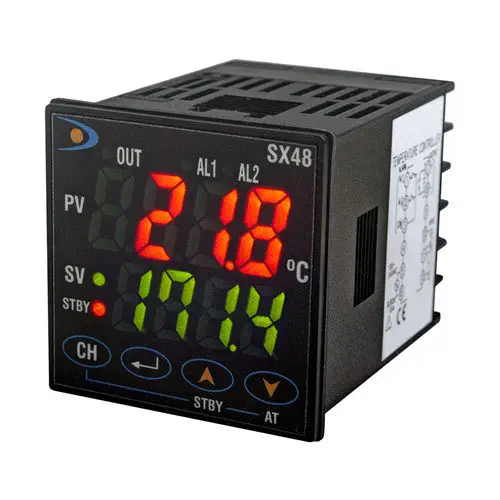 PID Temperature Regulator, Auto-Tune & Fuzzy, Pt100/TC – SX48 | DITEL