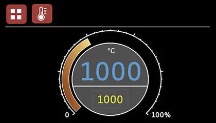 24-Segment Temperature Regulator 4.3“ Touch Ethernet – CC-T1 | Carbolite Gero