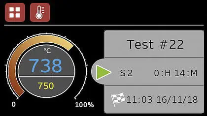 24-Segment Temperature Regulator 4.3“ Touch Ethernet – CC-T1 | Carbolite Gero