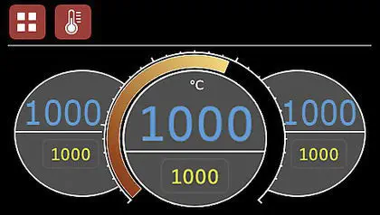 24-Segment Temperature Regulator 4.3“ Touch Ethernet – CC-T1 | Carbolite Gero