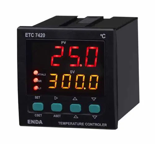 Self-Tune PID Temperature Regulator, 7 Sensors, Heat/Cool, RS-485 – ET7420 | ENDA