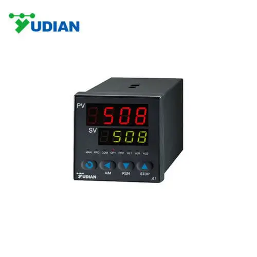 AI PID Temperature Regulator, Auto-Tuning, Modular Output, Multi-Sensor, 7 DIN – AI-508 | Yudian