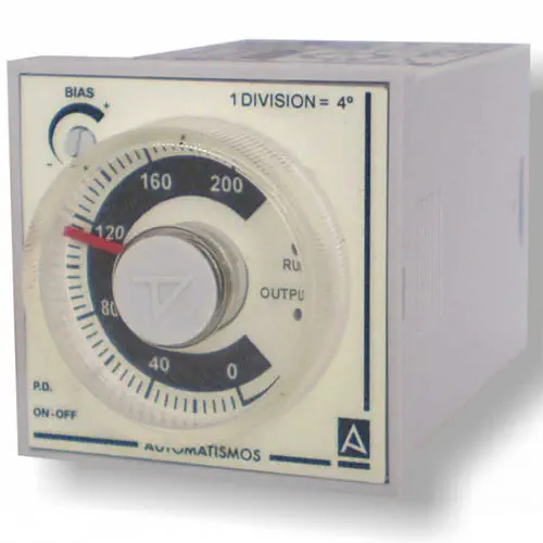 Analog PD Temp. Regulator, Pt100, 8A Relay, 48×48mm, 24-230VAC – XCT100 | Aut. Control