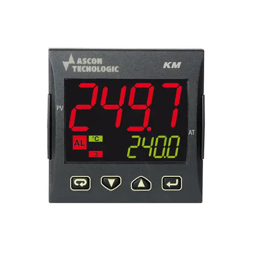 PID Regulator, Heater Break Alarm, IP65, Auto‑Tune, 48×48mm – KM2 | ASCON